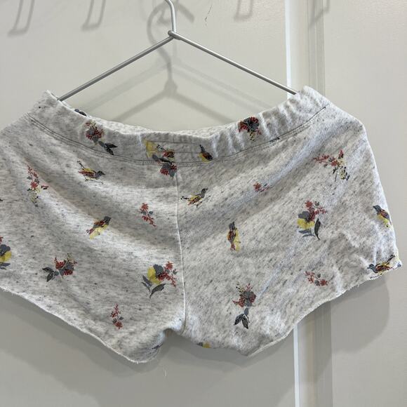 Abercrombie & Fitch Women’s Vintage Y2K Sweater Short Shorts XS Birds Flowers - Picture 6 of 7
